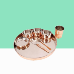 Copper Dinner Set / Copper Thali Set