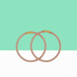 Copper and Lead Twisted Anklet / Kaal Thandai